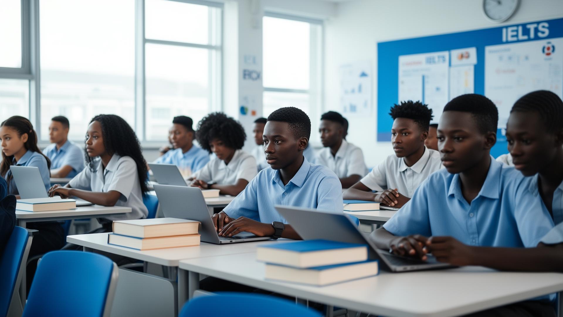 Kenya IELTS Center classroom in session